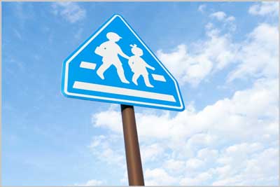 エステルラインのテック鬼城　標識・ガードレール